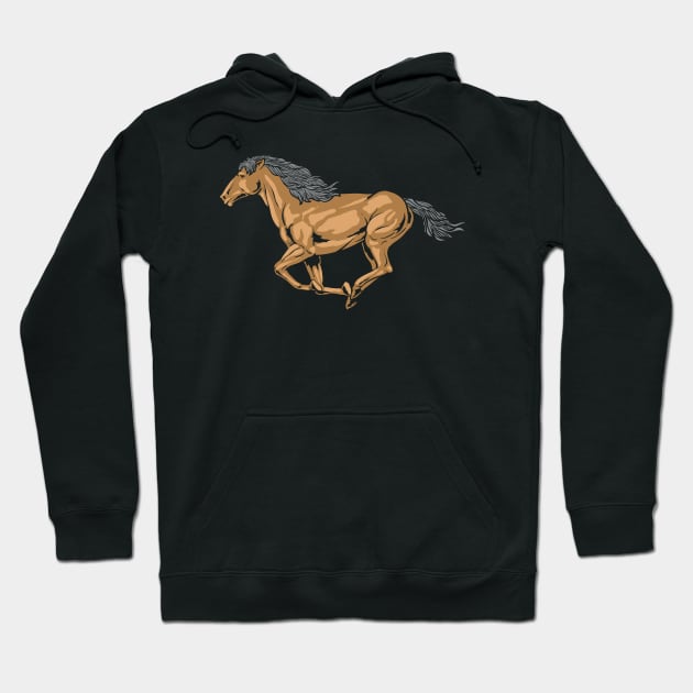 RUNNING HORSE Hoodie by WYB 